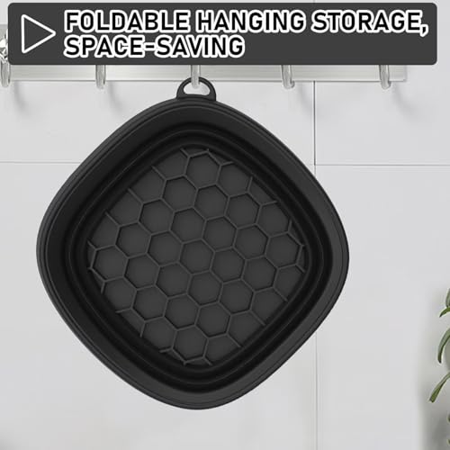 Cuenco Facial de Silicona Negro Plegable con Bandeja de Hielo miniatura 4