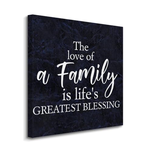Lienzo decorativo para pared moderno de 20 x 20 pulgadas con cuadro de frase inspiradora