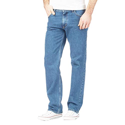 HOMME QUALITY EURO JEANS 100% COTON COUPE DROIT STANDARD PORT RIGIDE JEANS Cover
