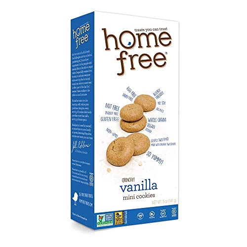 Homefree Treats You Can Trust Gluten Free Mini Cookies, 70% Organic, Vanilla - 5 Ounce