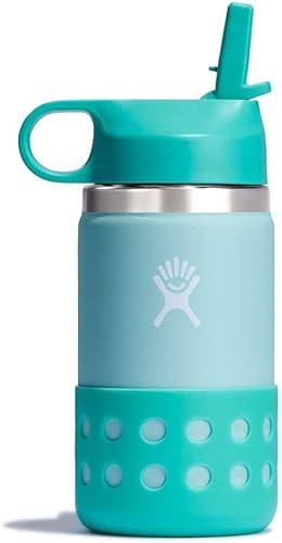 Miniatura 3 de Hydro Flask Tapa de paja de boca ancha para niños de 12 onzas y rocío de botas