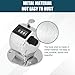 Chiffonade Hand Tally Counters, 4 Digit Mechanical Clickers Counter for Counting Counts to 9,999 Handheld Number Counter Accessories for Sports Golf