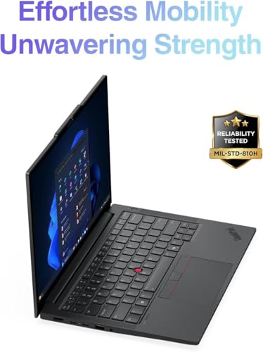 Image of ME2 Customized Lenovo 2026 ThinkPad E14 Gen 7 AI Business 14 inch FHD+ Laptop | AMD Ryzen 7 250, 8GB, 16GB, 32GB, 64GB DDR5 RAM, 512GB, 1TB, 2TB SSD, Copilot, Backlit, FP, 5M RGB Webcam, TB4, Win11Pro
