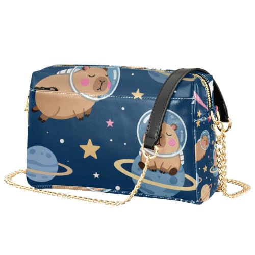 Sac à bandoulière Capybara espace femme sac à main cuir PU