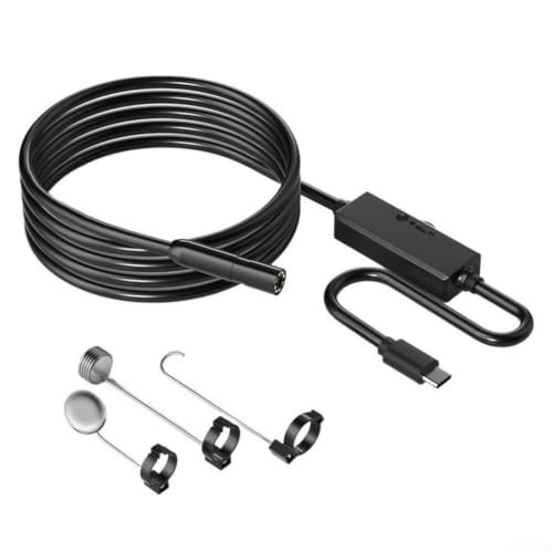 Cámara de inspección 1080P cable flexible de lente de 8 mm para iOS para
