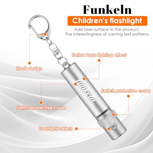 Lhdfyqt 15 Stück LED Taschenlampe Schlüsselanhänger Keychain - Mini Taschenlampe für Kinder, Karneval, Mitbringsel, Camping, Wandern, Draußen