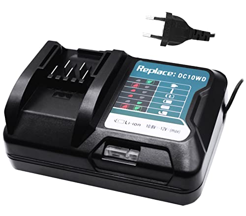 GOLEMON 12V DC10WD Ladegerät Für Makita Akku BL1016 BL1015 BL1021B BL1041B BL1040B BL1020B Tool DF0331D TD110D JR103D HSS01D HP332D DC10SB