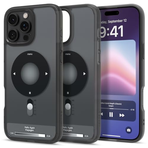 Spigen Compatible with iPhone 16 Pro Max Case Ultra Hybrid MagFit - Classic Black