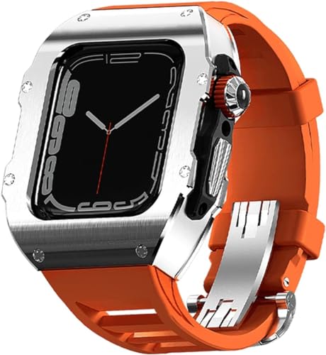 Bracelet antichoc Apple Watch acier inoxydable et silicone