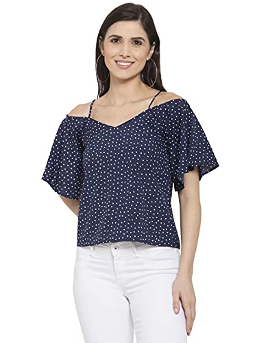 Image of Style Quotient Women's Polka Dots Regular Fit Fashion Vest