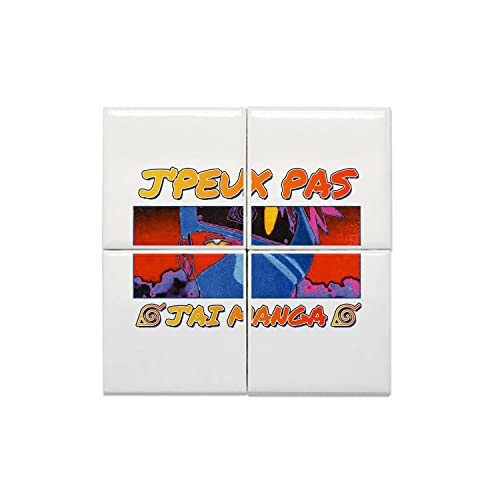 Carreaux céramique manga cadeau idéal otaku fan d'animation japonaise