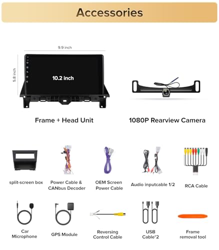 Car Radio Stereo Upgrade for Honda Accord 08-13, CarPlay Android Auto - image 9