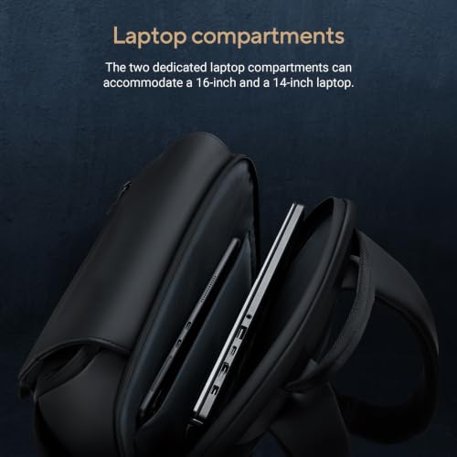 Image of ASUS ProArt Backpack (PP2600) Professional Laptop Backpack, Water-Repellent & Scratch-Resistant Design, Multiple Storage Compartments, Lightweight Durable Construction, Travel & Work Ready, Black