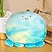 Peluche di Peluche di Polpo Peluche Polpo colorato Cuscino Creativo Decorativo per la casa Cuscino per Divano Auto Camera da Letto Puntelli fotografici Regalo per Bambine(Color:Blue)