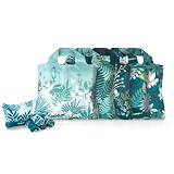 Envirosax Botanica Reusable Bag Polyester Shopping Grocery Tote Bags Pouch Set of 5 Water Resistant
