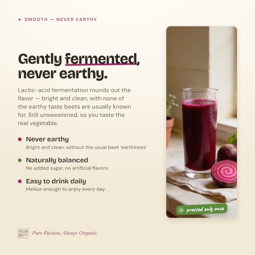 Image of Passion Bio Organic Beet Juice, Fermented, Bag-in-Box, 101.4 fl oz