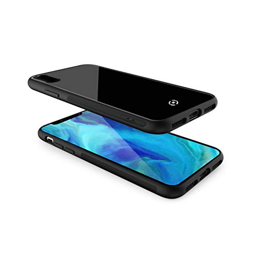 Celly Diamond 998 coque de protection iPhone XR noire chic