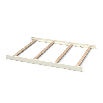 CC KITS Full-Size Conversion Kit Bed Rails for SmartStuff Convertible Cribs by Universal Furniture - Solid Wood Rail - Toddler and Adult Bed Rail for Full-Size Beds - Nursery Furniture Parchment
