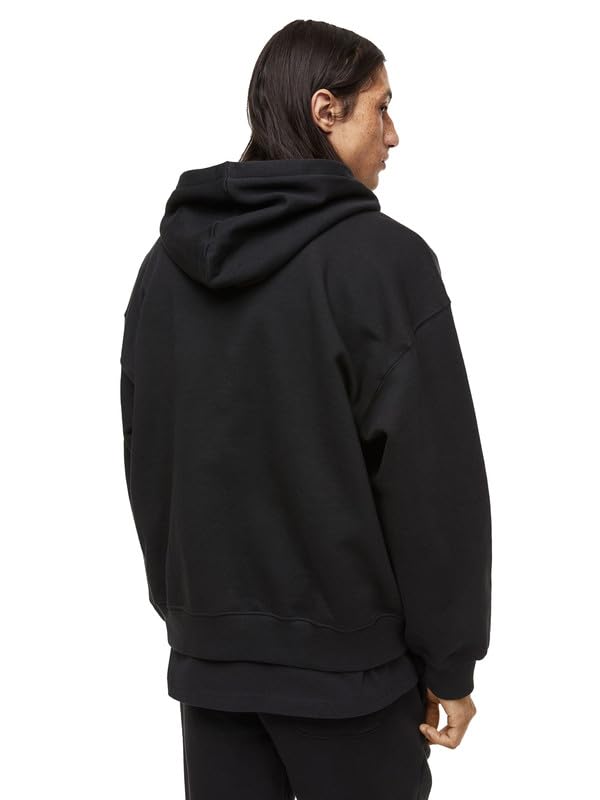 Image of Besick Premium Cotton Solid Relaxed Fit Zipper Hoodie for Men