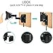GOFORWILD Lockable RV TV Mount, Full Motion RV Mount for Most 10-26 inch TV, TV Wall Mount for Camper Truck Trailer Marine Boat Motor Home, Max VESA 100x100mm, up to 33LBS