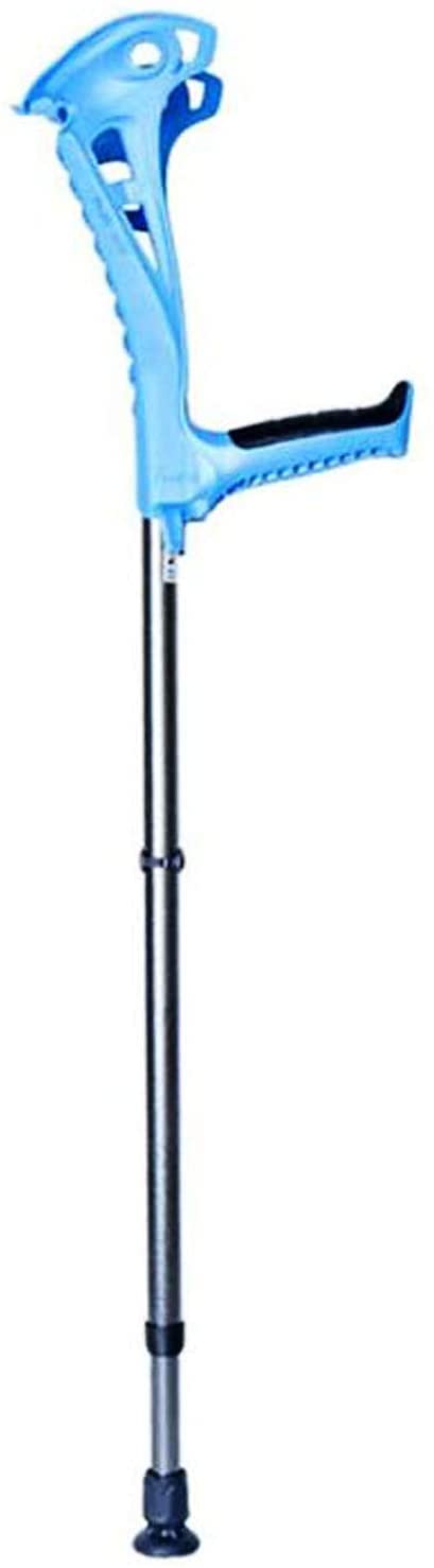 Muleta de Codo Muletas de Altura Ajustable con Codos, Resistentes a Golpes, con empuñaduras cómodas, for Hombres y Mujeres, Ligeras y fáciles de Usar.