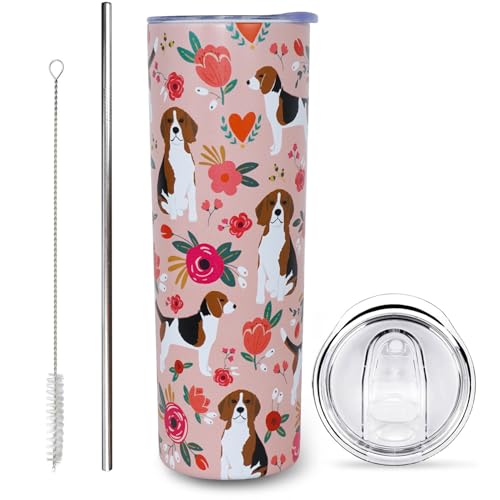 Beagle Gifts for Women Cute Dog Tumbler Coffee Cup for Women Beag...