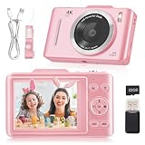 Digitalkamera Mini 1080P 58MP Fotoapparat mit 32G Karte,Kamera Fotokamera mit 2,4" LCD Bildschirm, 16X Digitalzoom,Kompaktkamera Digital Kamera für Kinder Teenager