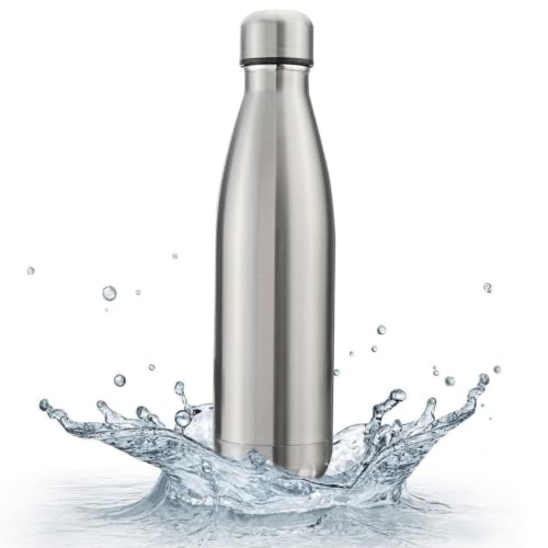 Image of Aider Stainless Steel Insulated 24 Hours Hot or Cold Bottle Flask, 750 ml, Silver