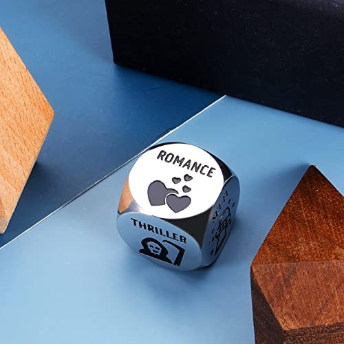 Anniversary Valentines Day Date Night Gifts For Couples Husband Wife 11Th Steel Anniversary Movie Night Decider Dice Gifts For Boyfriend Girlfriend Him Her Funny Gag Gifts Birthday Son Daughter Teens #TOP5