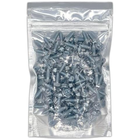 License Plate Screws - Slotted Hex Head - Metric - 6 Millimeter x 16 Millimeter (100 per Box) Cover