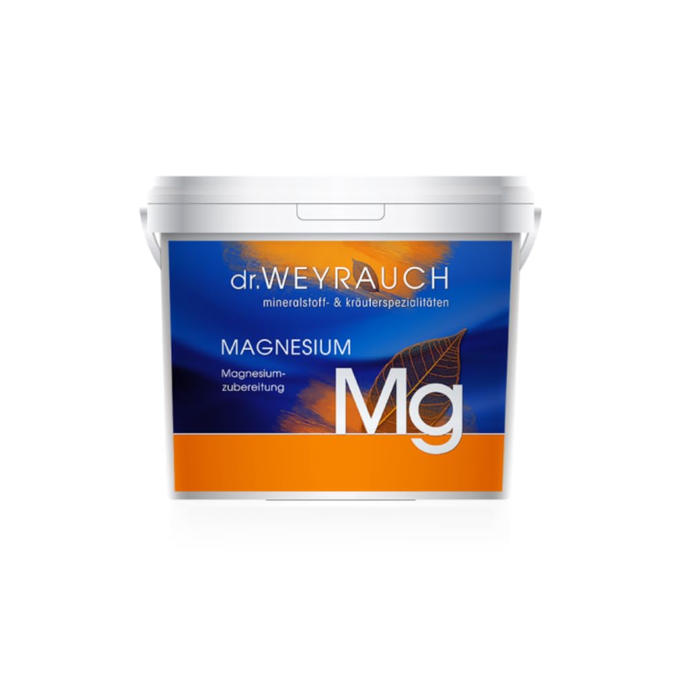 Dr. Weyrauch Mg Magnesium | 1 kg | Ergänzungsfuttermittel für Pferde | Mit Magnesiumbisglycinat