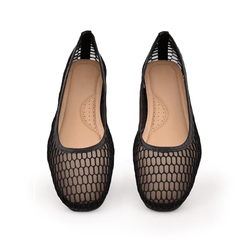 Image of CUSCINO Womens Breathable Net Ballet Flat
