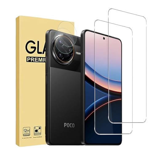 �y2+2���Z�b�g�zFor Xiaomi POCO F7 Pro/POCO F7 Ultra �K���X�t�B����(2��)+�J�����t�B����(2��) �d�x9H YILLIONS �����K���X ���{���Ɏq�f�ސ� �d�x9H ��U�h�~ �X�N���b�`�h�~ �������� ��U�h�~ ��