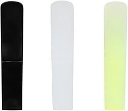 Lot de 13 anches en résine pour saxophone alto, force 2 5, idéal pour musiciens (noir)