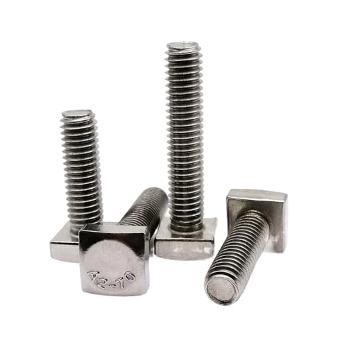 Perno de carro cuadrado de copa GB35 M6 tornillo de máquina inoxidable de 30mm