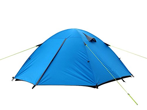 3-Person 3-Season Waterproof Dome Backpacking Tent for Camping, Hiking, Travel, Climbing - Easy Set Up