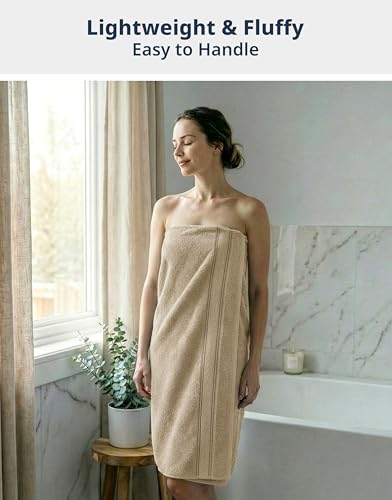 Image of LANE LINEN Towel Set for Bathroom - 18-Pack 100% Cotton Towel, Zero Twist, Includes 6 Bath, 6 Hand & 6 Washcloth, Suitable for All Body Types, Soft & Quick Dry, Ideal for Airbnb & Spa - Tapue