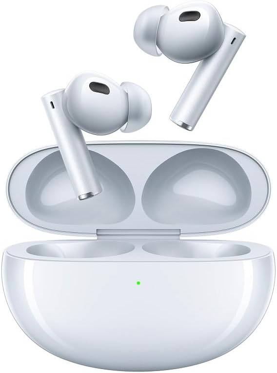 realme in Ear Buds Air 6 Pro with Dual Drivers(11Mm+6Mmtweeter),40 Hours Play Time,Fast Charge,50 Db ANC,Lhdc 5.0,55Ms Low Latency,360° Spatial Audio,Ip55 Dust&Water Resistant,Bt V5.3(Silver Blue)