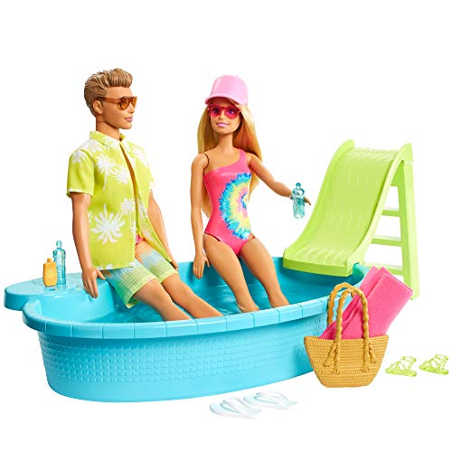 Set de regalo Barbie con villa, muñecas Barbie y Ken miniatura 4