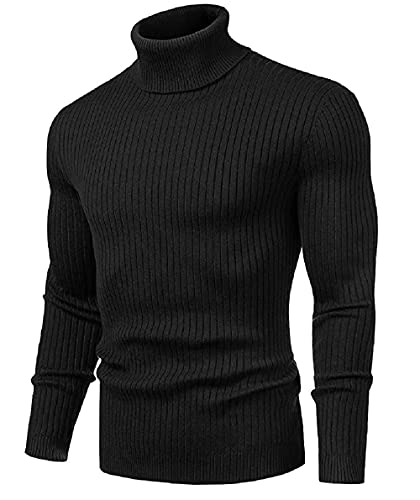 Image of NORTHWIND Men's High Turtle Neck Cotton T-Shirt
