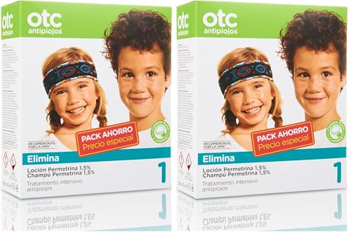 Kit antipiojos OTC para la vuelta al colegio con champú, loción y gorro