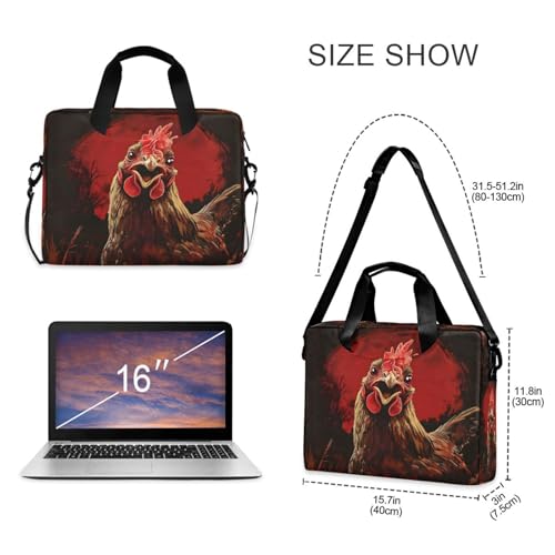 Funda para portátil ALAZA con diseño de gallo miniatura 4