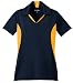 Sport-Tek Women's Side Blocked Micropique Sport Wick Polo XXL True Navy/Gold