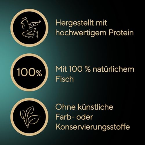 SHEBA Filets Adult Katzenfutter in Sauce mit Weißfisch 16 x 60g Schale