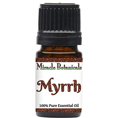 Miracle Botanicals Myrrh Essential Oil - 100% Pure Commiphora Myrrha - Therapeutic Grade - 5ml