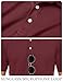 TACVASEN Polo Shirts for Men Golf Shirts Short Sleeve Men Quick Dry Performance Collared Shirt Golf Tennis Work Wine Red, L