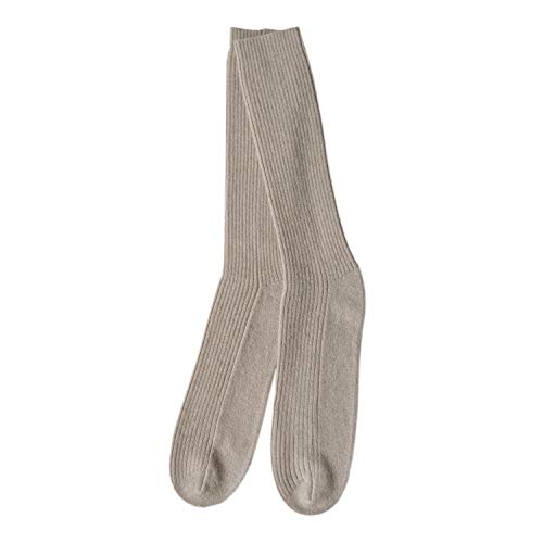 Hours&Hours Cashmere Bed Socks for Women (Beige)