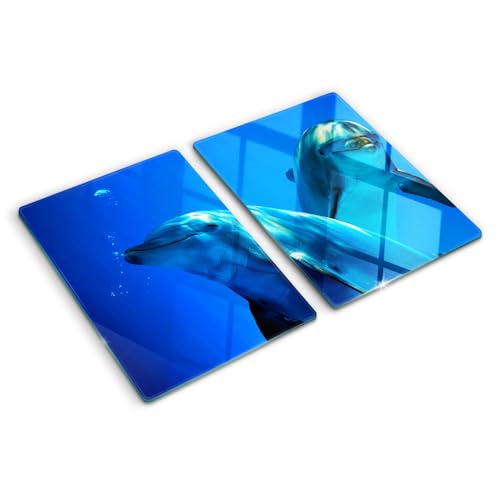 Planche à découper décorative dauphins pour embellir votre cuisine