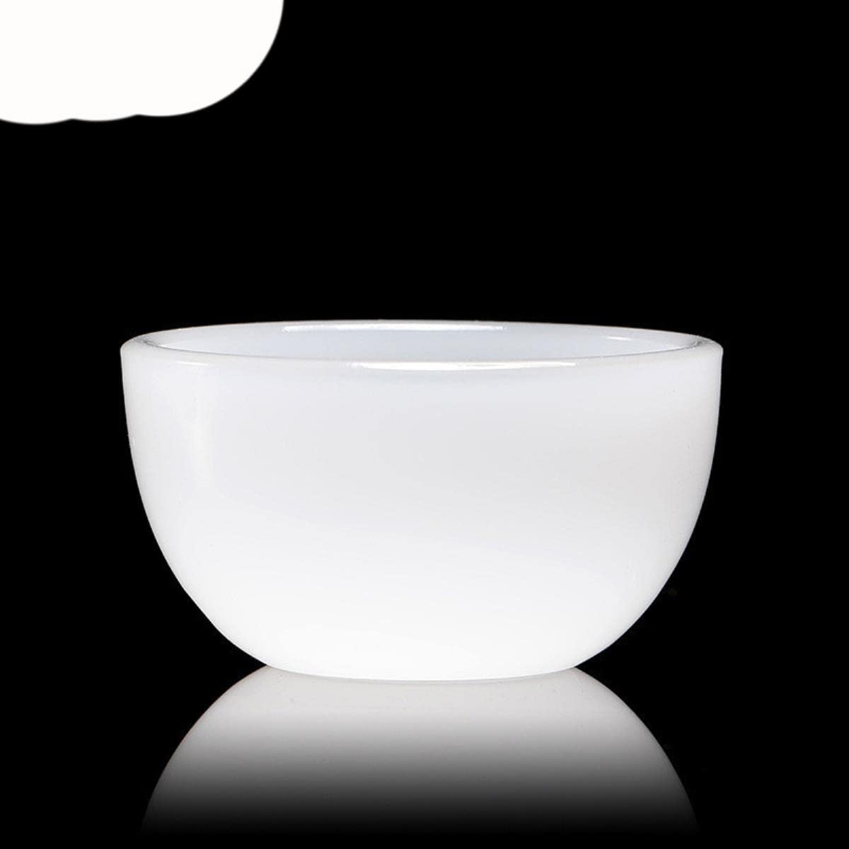 2 PCS New White porcellana sugna giada Tazza da tè Cinese in ceramica Master Teacup Personal Single Cup Drinkware-5.5x4.2cm 40ml