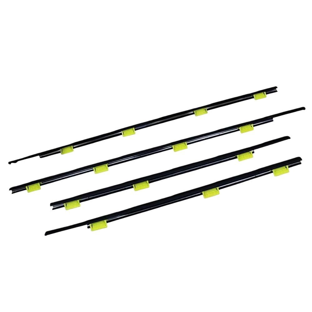 Mzxygkli One Color Car Window Weather Strip Window Weatherstrips Chrome Side Door Moulding Trim Belt Outer Glass Sealing Belts 72410-S9a-003 For Crv 2002-2006